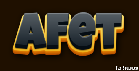 Afet Texteffekt