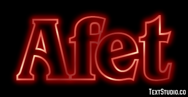 Afet Texteffekt