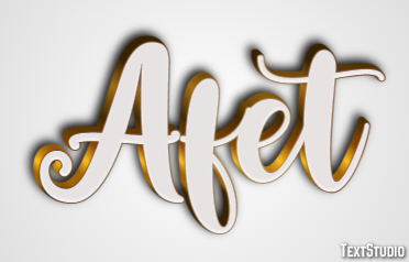 Afet Texteffekt