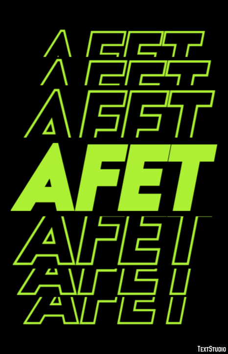 Afet Texteffekt
