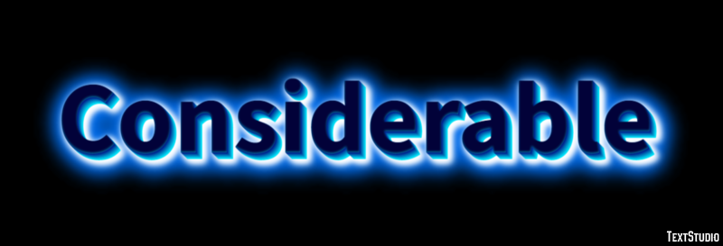 Considerable Text Effect