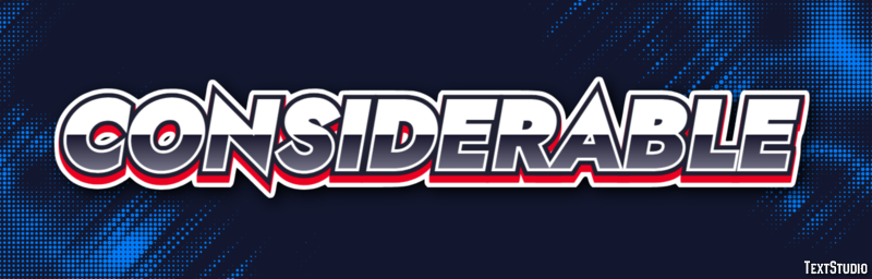Considerable Text Effect