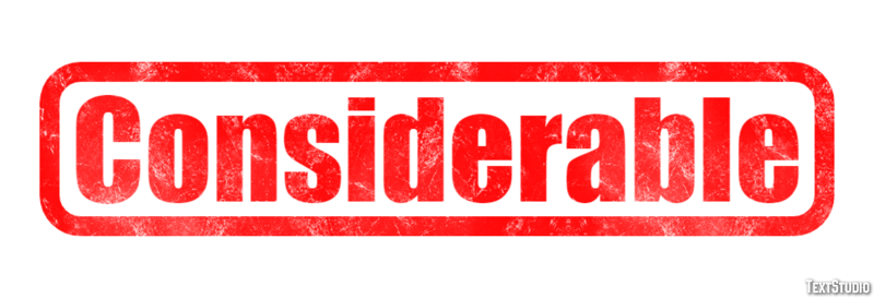 Considerable Text Effect