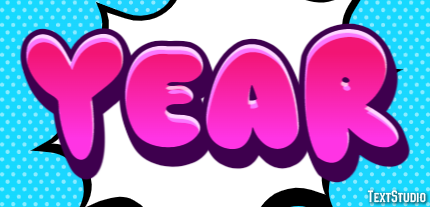 Year Text Effect
