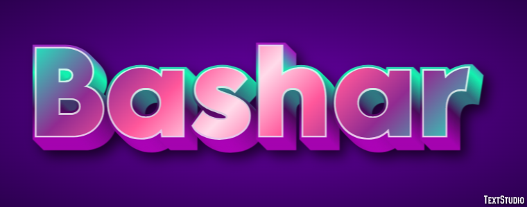 Bashar Text Effect
