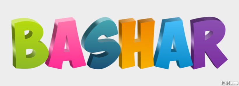 Bashar Text Effect