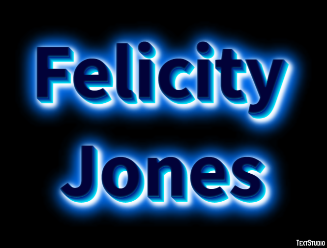 Felicity Jones Efekt tekstowy