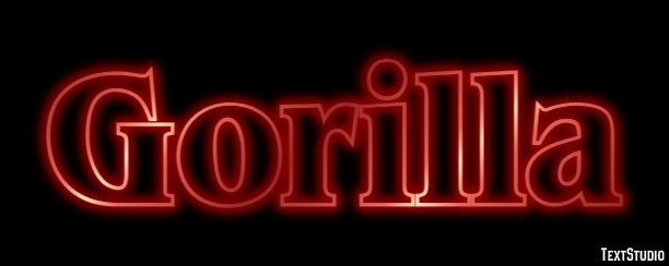 Gorilla テキスト効果