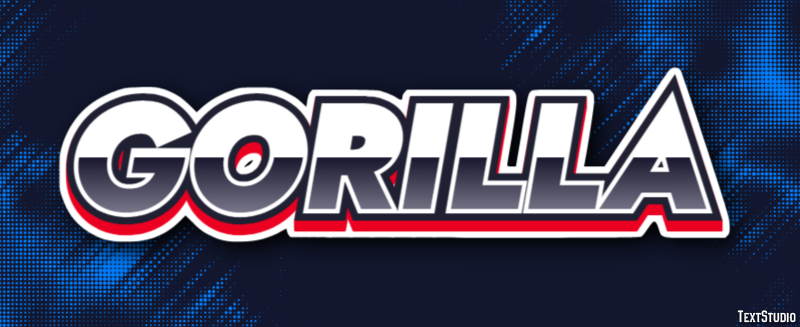 Gorilla テキスト効果