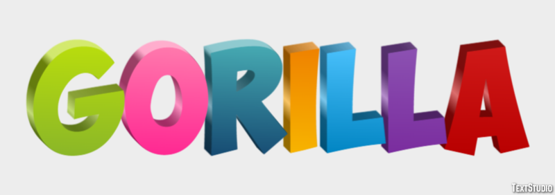 Gorilla テキスト効果
