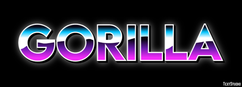 Gorilla テキスト効果