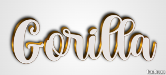 Gorilla テキスト効果