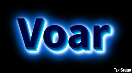Voar Text Effect