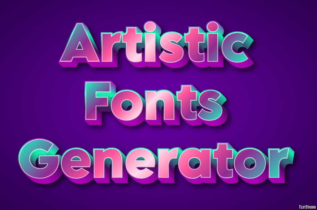 Artistic Fonts Generator Tekst Effect