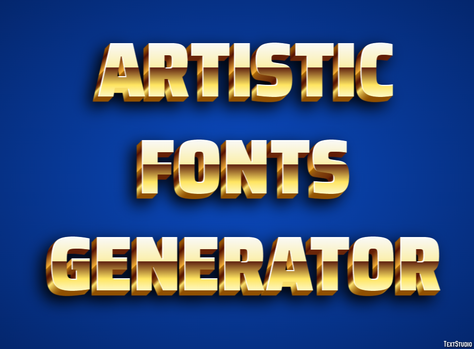 Artistic Fonts Generator テキスト効果