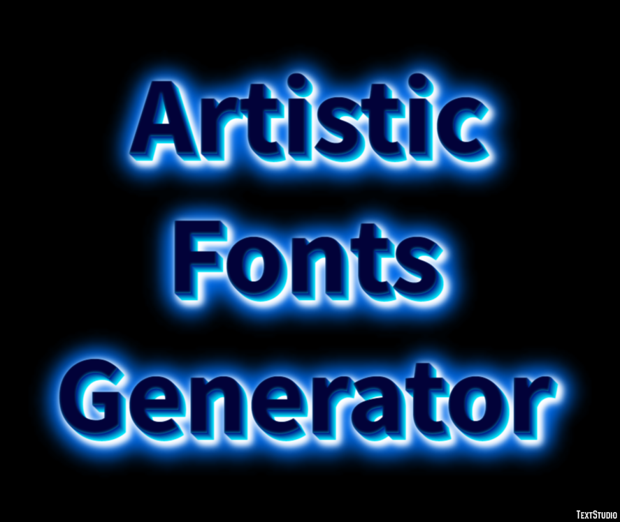 Artistic Fonts Generator Efeito de texto