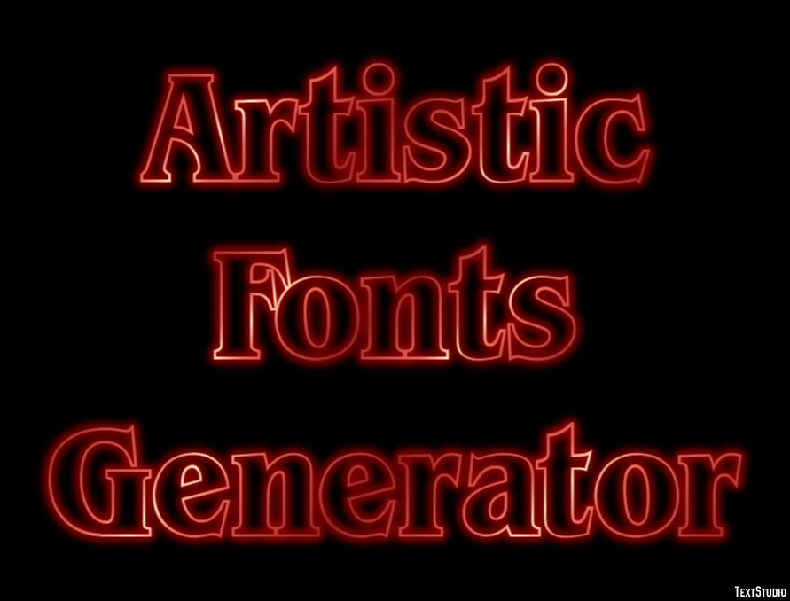 Artistic Fonts Generator Efeito de texto