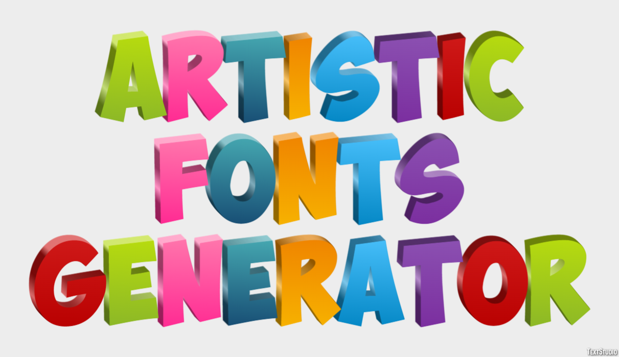 Artistic Fonts Generator Tekst Effect