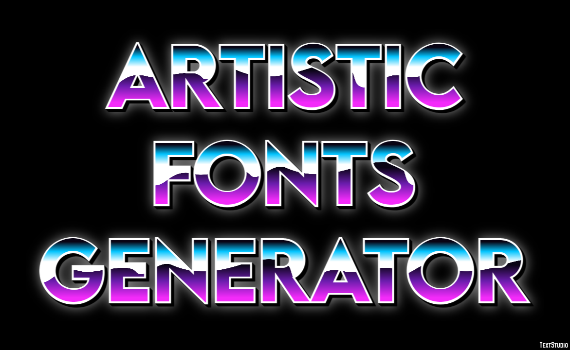Artistic Fonts Generator Efeito de texto