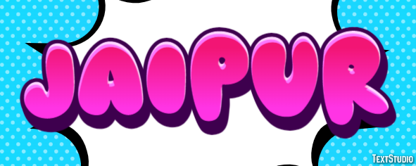 Jaipur Texteffekt