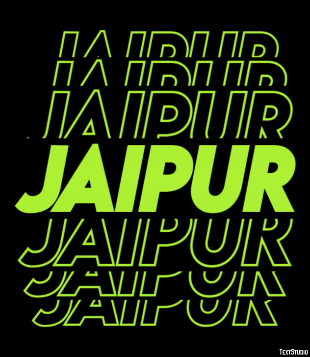 Jaipur Effet de Texte