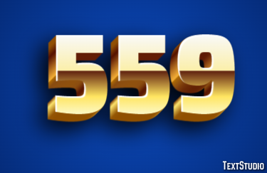 559 Tekst Effect