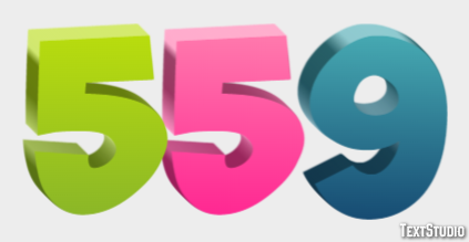 559 Effet de Texte