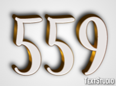 559 Tekst Effect