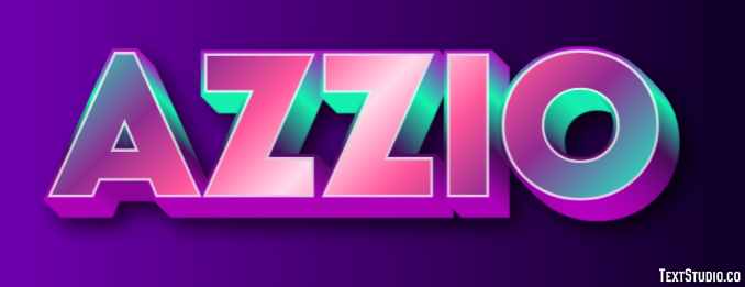 Azzio Effetto testo