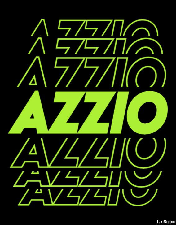 Azzio Effetto testo
