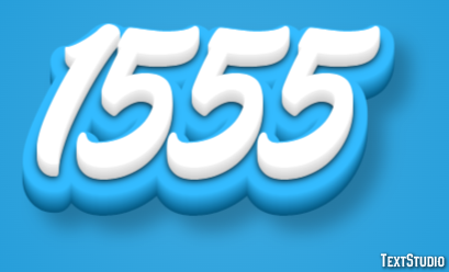 1555 Efecto de Texto