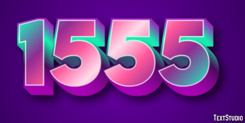 1555 Efecto de Texto