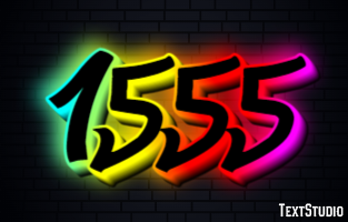 1555 Effet de texte