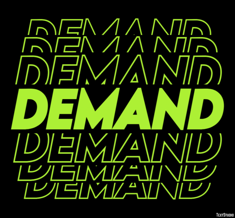 Demand テキスト効果