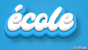 école Text Effect