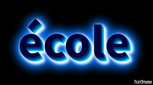 école Text Effect