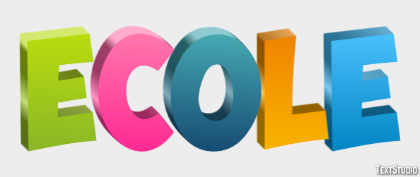 école Text Effect