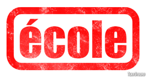 école Text Effect