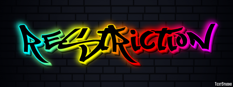 Restriction Text Effect