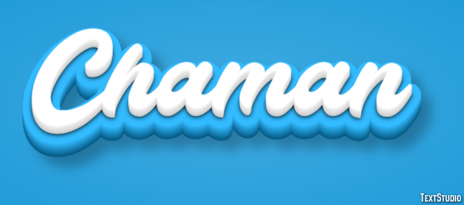 Chaman Texteffekt