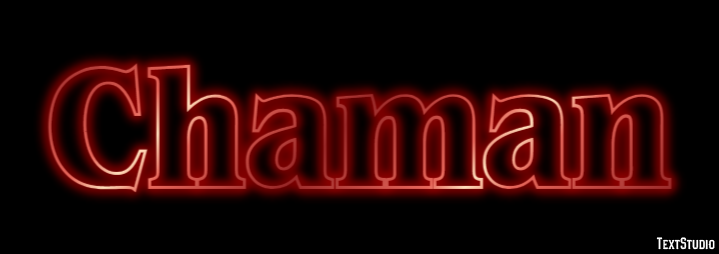 Chaman Texteffekt