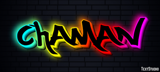 Chaman Texteffekt