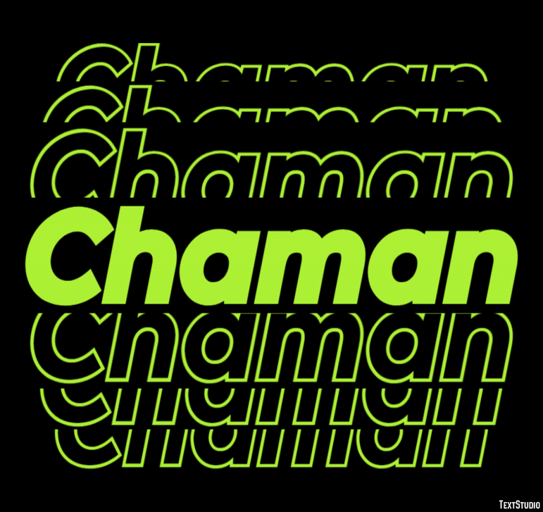 Chaman Text Effect