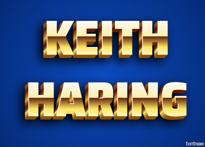 Keith Haring Text Effect