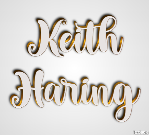Keith Haring Text Effect