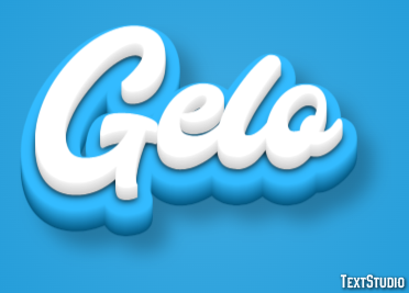 Gelo Texteffekt