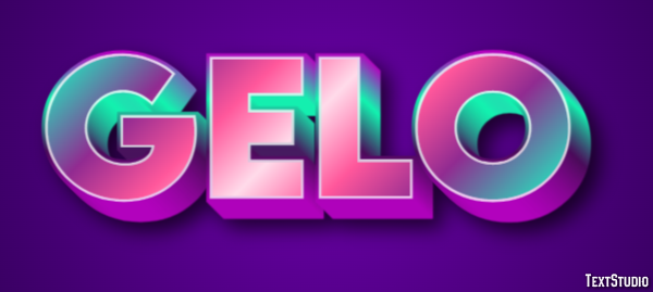 Gelo Texteffekt