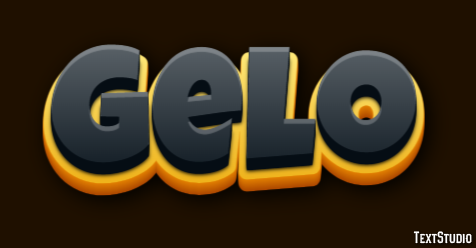 Gelo テキスト効果