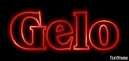 Gelo Texteffekt