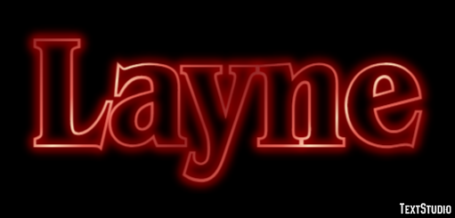 Layne Efekt tekstowy